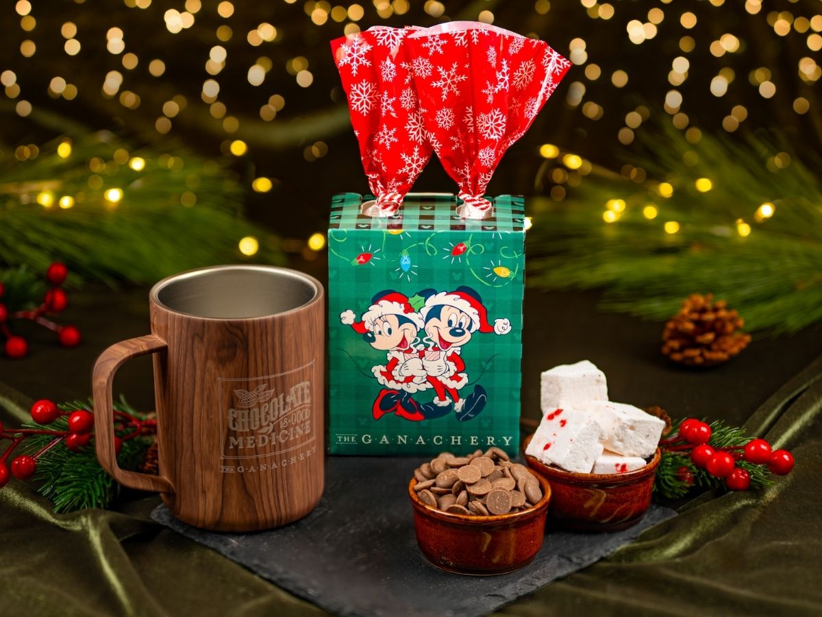 The Ganachery Hot Sipping Ganache Kit packaged for retail sale